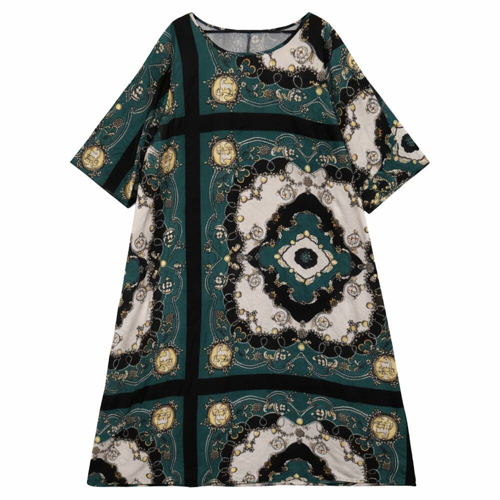 Boho Dress Equestrian Boho VTG Horses Luxury Old Money Maximalist Plus Size